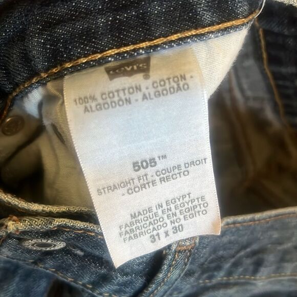 Levi’s straight fit 505 jeans 31 x 30 Excellent condition - Picture 7 of 11